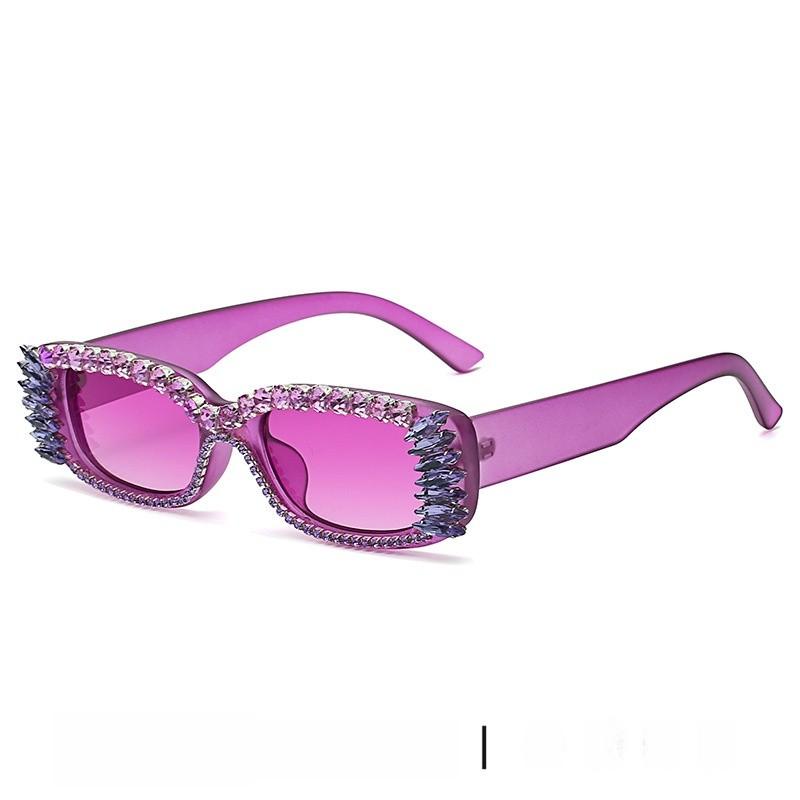Fashion Square Pc Sunglasses With Uv400 Protection For Travel And Party
