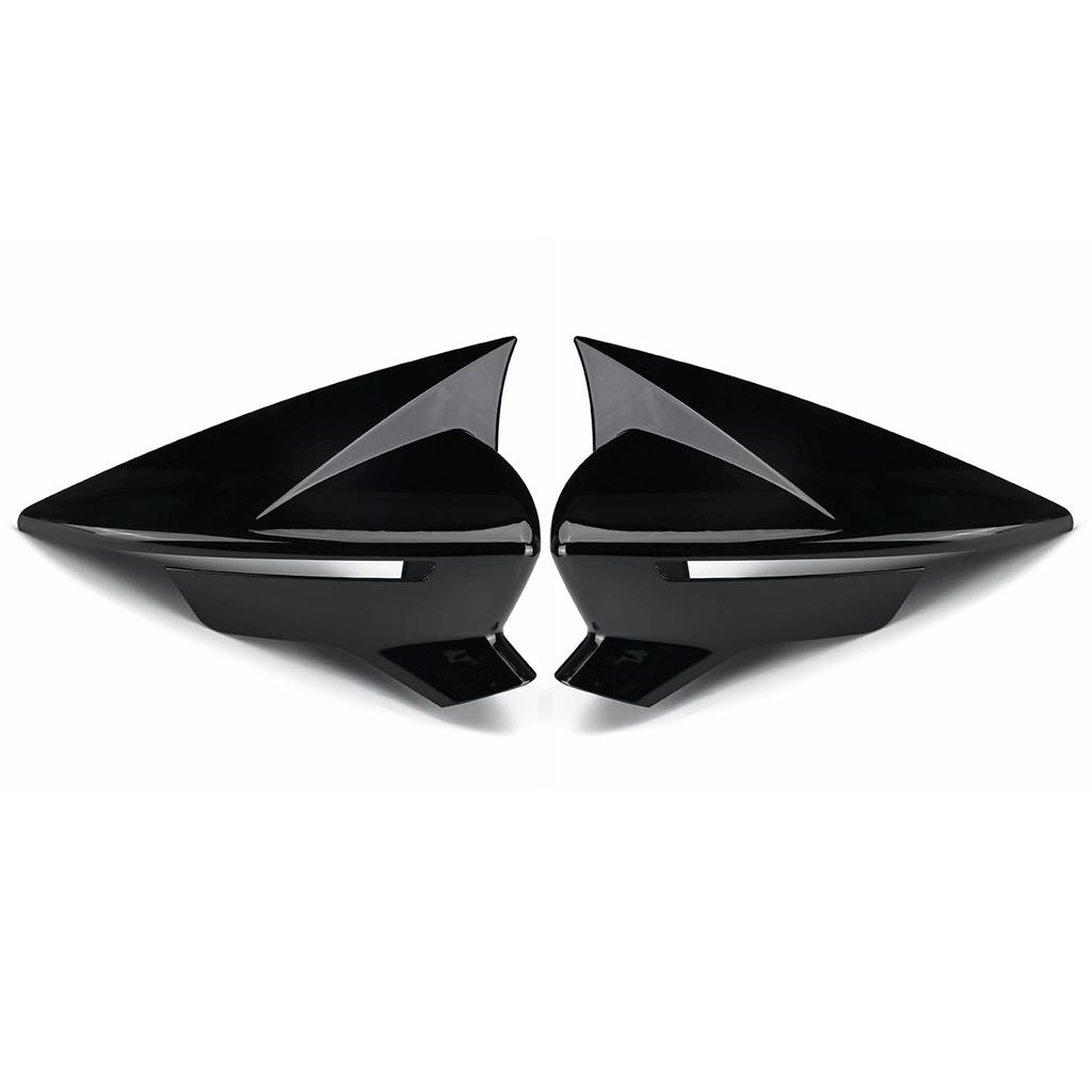 Крышка зеркала заднего вида черная для Seat Leon 5F MK3 ST Cupra 2013-2019 Аксессуары для боковых зеркал заднего вида автомобиля