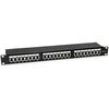 Patchpanel - EQUIP - 326425 - 24x RJ45 CAT6 - 19" - 1HE - Noir