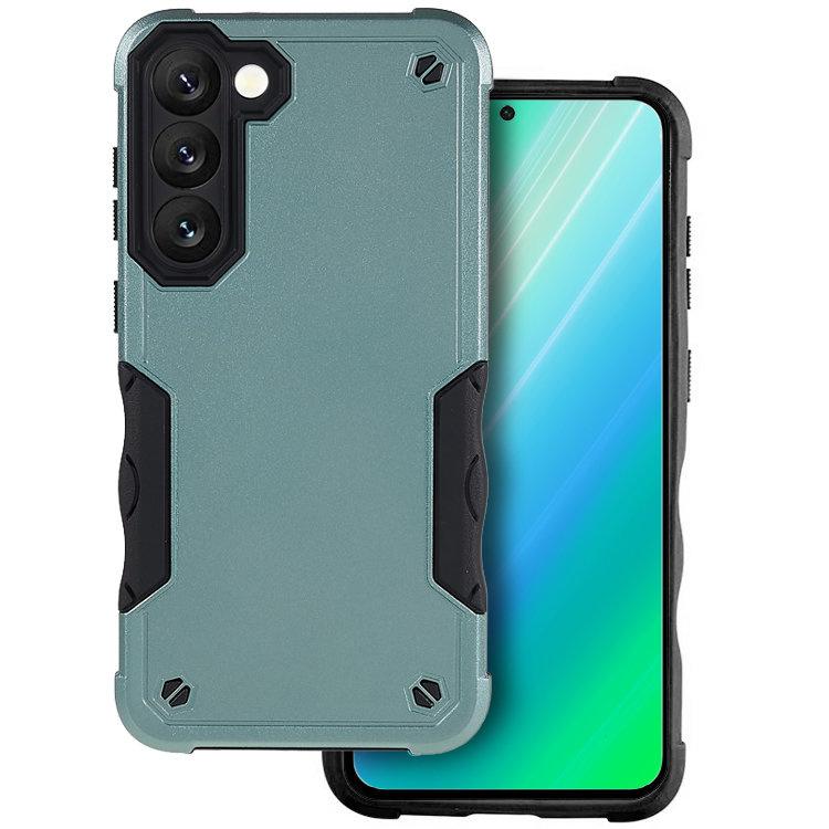 Armored case for Samsung Galaxy S23 Plus, Dual-Layer, green