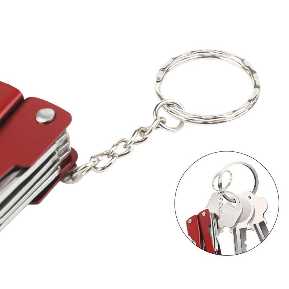 Mini Multitool Pliers with Led Light Lightweight Folding Pliers Stainless Steel Antirust Outdoor Tools Electrical Equipment