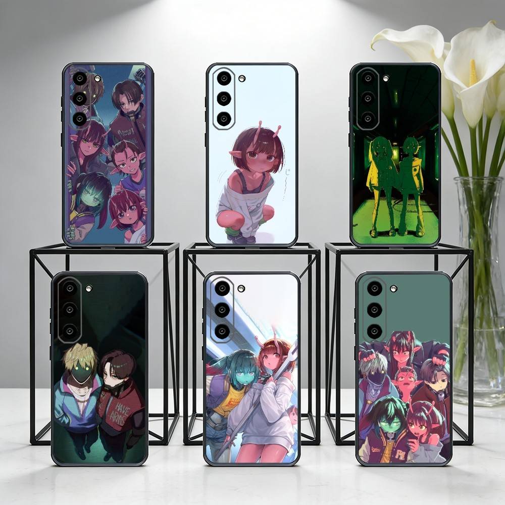 M-Milky S-Subway Аниме Чехол для телефона Samsung Galaxy A73,A72,A71,A70,A53,A52,A51,Другие Мягкий Черный Чехол