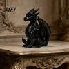 Bedroom Shelf Display 3D Printed Dragon Statue, Winged Figurine, Mythical Creature Gift for Boyfriend Sculpture, Home Office Desk Decor, Lovers Statue