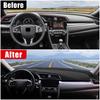 For Honda Civic 10th Gen 2016 2017 2018   Car Dashboard Cover Sun Shade Mats Avoid Light Pads Anti-UV Carpet Accessories