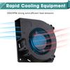 Gdstime 120MM Fan 24V 12V 5V 120MM*32MM Specialized Turbo Fan 12032 Large air Radial Fan for BBQ Grill,Industrial Portable Fan