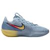 Nike ГТ. Кроссовки для баскетбола с низкой посадкой, с 3 уровнями амортизации, износостойкие, дышащие, легкие, унисекс, синие, DV2918-405