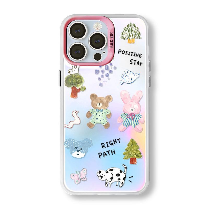 Матовый лазерный чехол для телефона Zhitai для iPhone 16 Pro, 14, 13, Huawei Mate 60 Pro