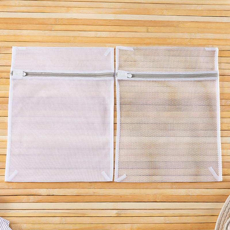Утолщенный мешок для стирки из мелкой сетки для стиральной машины – Защитный сетчатый мешок для одежды, нижнего белья и бюстгальтеров