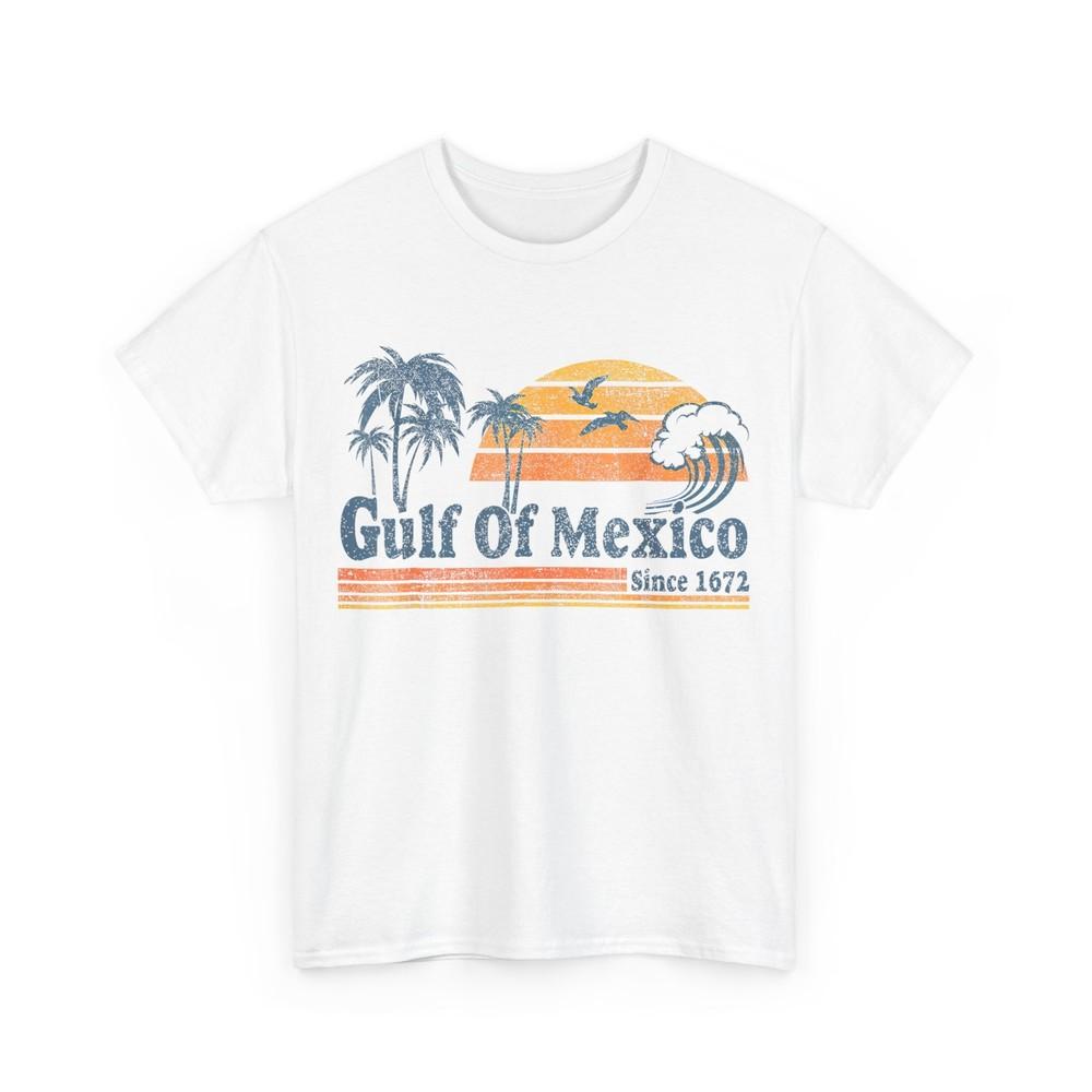 Gulf of Mexico Since 1672 Retro Vintage Beach T-Shirt