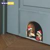 Cute Christmas Small Mouse Wall Stickers Xmas Decoration for Home Noel Navidad Merry Christmas Decor 2025 Happy New Year 2026
