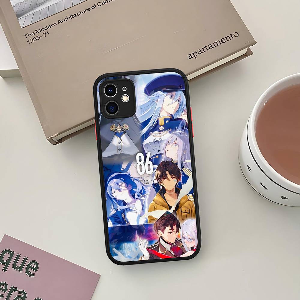 Classic Anime 86 Eighty Six Phone Case For IPhone 16 15 14 13 12 11 Pro Max 7 8 6 6s Plus Matte Cover