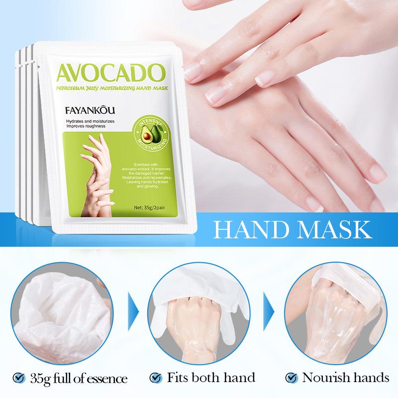 Moisturizing Hand Mask With Avocado Vaseline Moisturizing Hand Mask