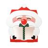 8/16pcs Christmas Santa Claus Cookie Bag Santa Claus Printed Paper Box Christmas Candy Packaging Box