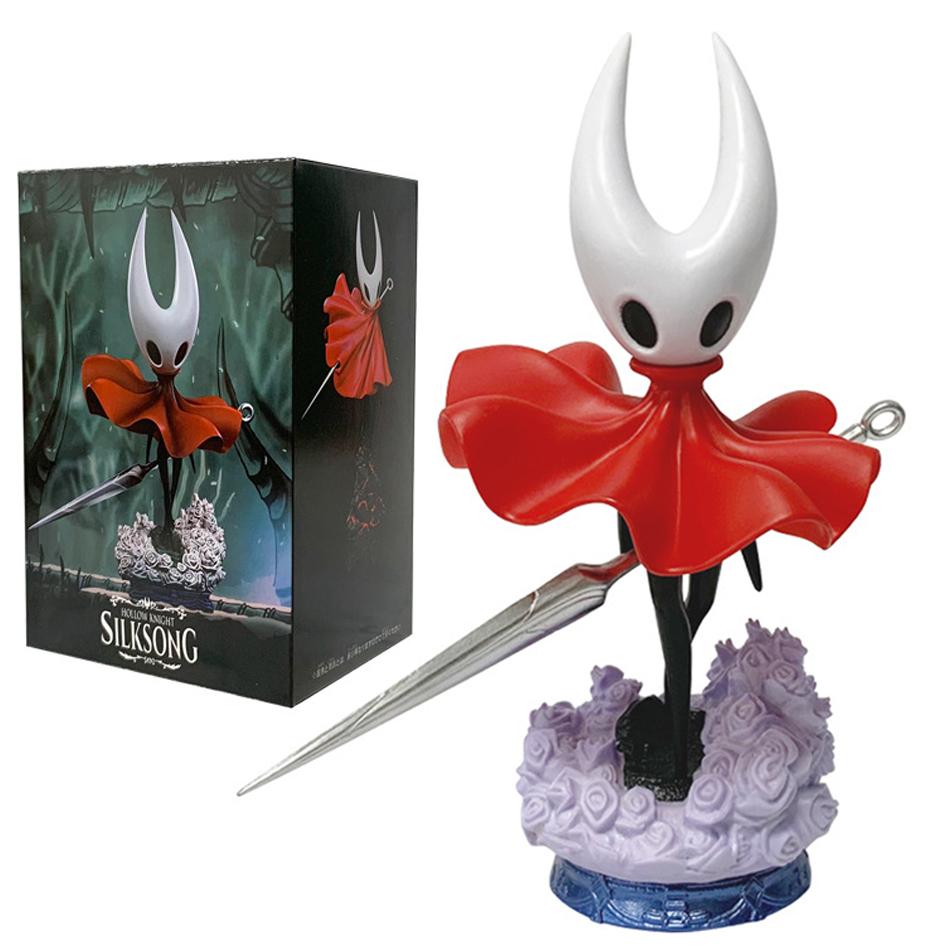 19 см Фигурка Аниме Игры Hollow Knight Маленький Рыцарь Хорнет Фигурка Действия Игровой Периферийный Изделие из ПВХ Украшение Коллекционная Игрушка Идеальные Подарки