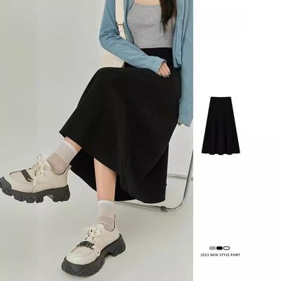 Весна 2024 г. Юбка миди с высокой талией для женщин | Элитный дизайн А-силуэта