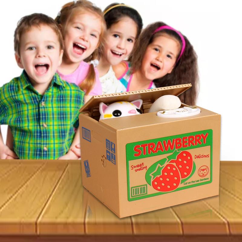 Копилка-панда для детей, копилка-автомат, копилка-кошка, игрушка в подарок для детей, копилка-копилка для денег, рождественский подарок