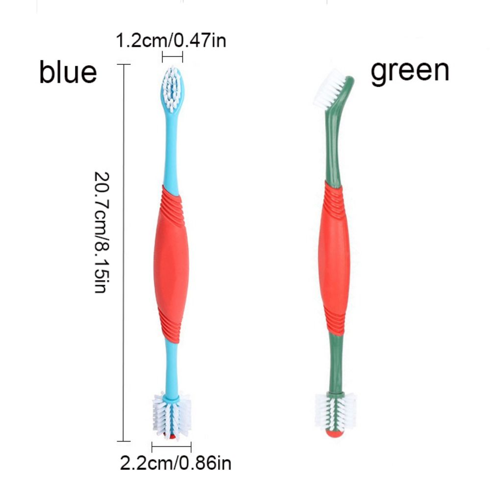 Plastic Multi-angle  Dog Toothbrush 360° Cat Grooming Toothbrush Pet Finger Toothbrush  Cleaning