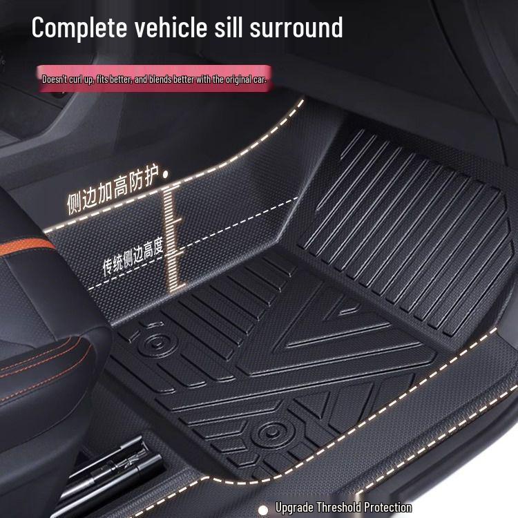 BYD Dolphin Waterproof Non-Slip TPE Door Sill Car Foot Pad