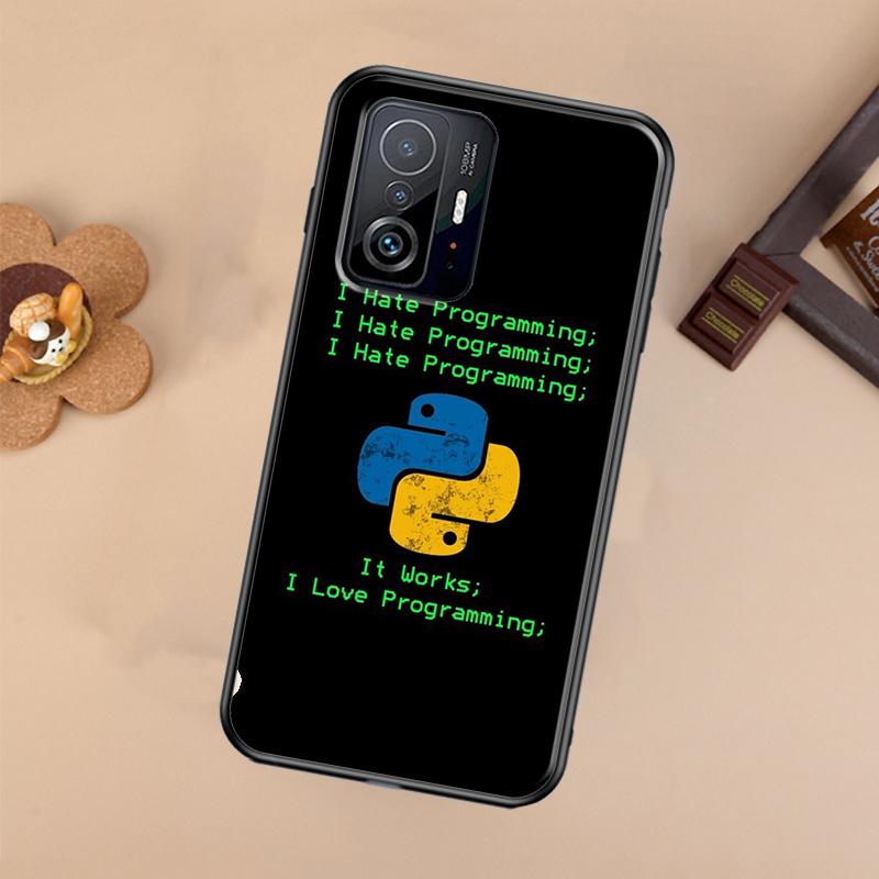 Programming Languages Case For Xiaomi POCO X7 Pro X3 X5 X6 F3 F5 F6 M6 Pro 11T 12T 13T 14T Pro 13 14 Ultra Cover