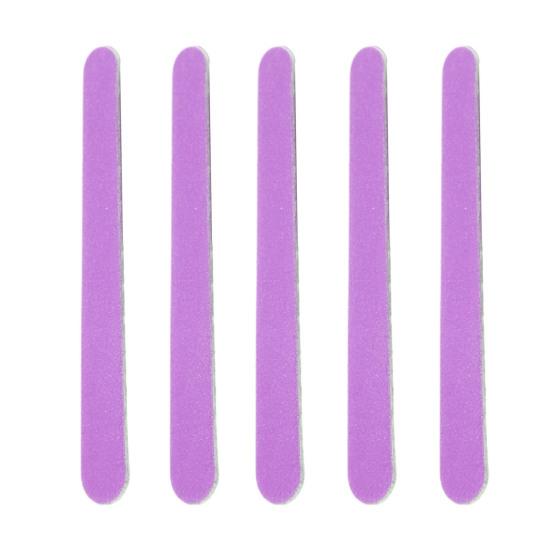 20/100Pcs 100/180 Grit Wooden Nail Files Compact Portable Multipurpose DIY Disposable Nail Files Manicure Tool Set