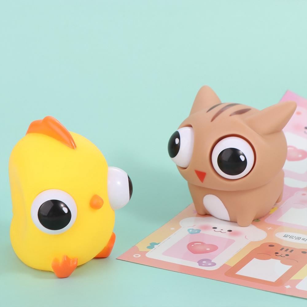Мягкие сенсорные игрушки Pop Eye Squeeze Растягивающиеся сжимаемые животные Игрушка для снятия стресса Офисные работники