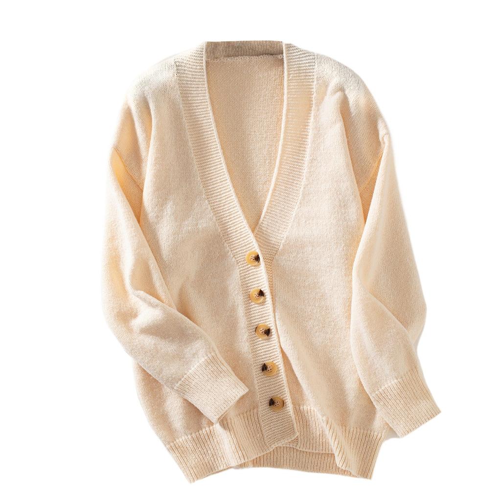 Женская мода повседневный трикотажный однотонный кардиган с капюшоном свитер пальто