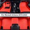 Car Floor Mats For Renault Arkana -2022 DropShipping Center Interior Accessories 100% Fit Leather Carpets Rugs Foot