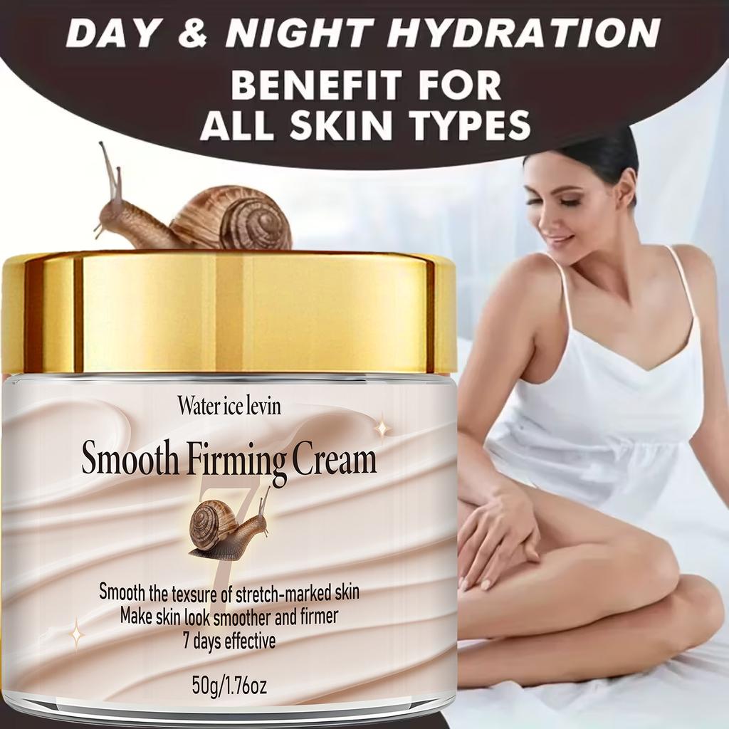 Snail Retinol Firming Cream - 7 Days Effective, Collagen & Shea Butter Infused, Smooth Stretch Marks & Firm Skin