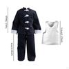 3 Pieces 1/12 Coat and Pants Vest, Handmade Doll Clothes, Miniature Clothing Costume for 6 Inch Male