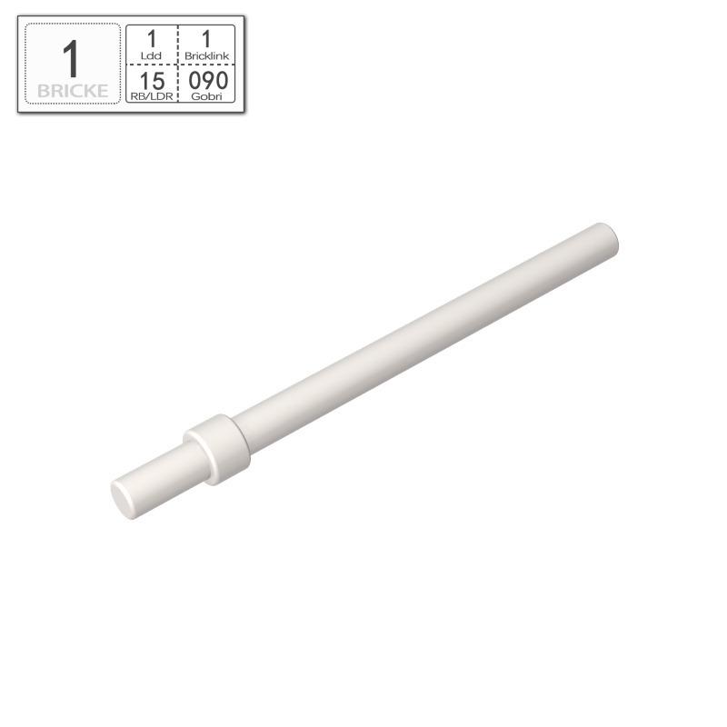 BRICKE Guest Building Blocks 1x6 with Stop Cylinder, Lego Compatible (63965, 18274, 93790, 4095)