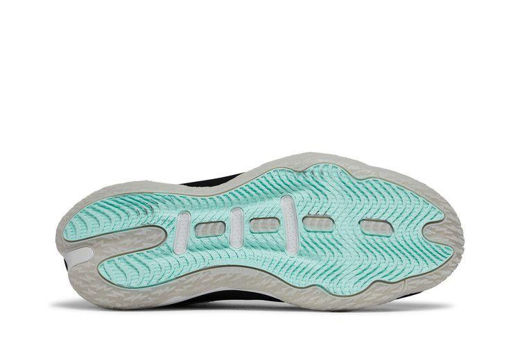 Мужские кроссовки adidas Dame 8 Серый Черный Даш Серый/Серый Один/Прозрачный Мятный