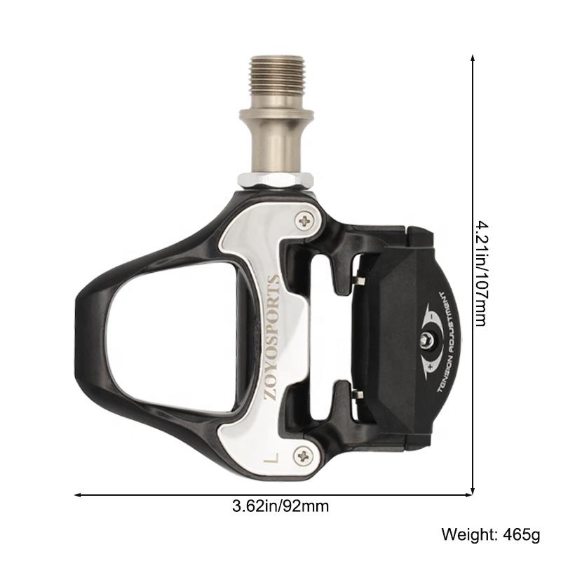 ZOYOSPORTS Ultralight Cycling Road Bike Bicycle Self-Locking Pedals SPD-SL Aluminum Alloy Bicycle Pedal Bike Parts