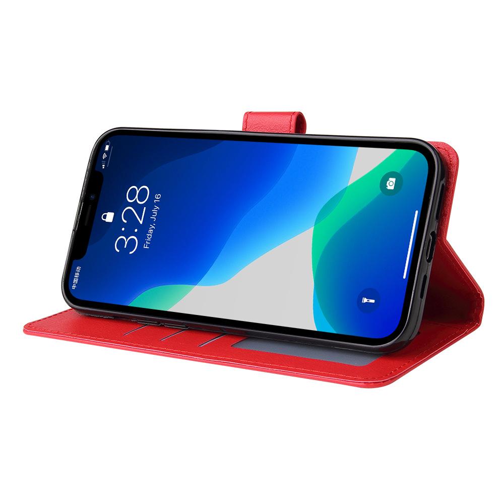 Кожаный чехол-книжка для iPhone 14Pro/16ProMax с отделениями для карт