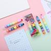 Yousheng  Marker Pen Round Tip 6 Colors Quick-Drying Crayons for DIY Albums Drawing And Marking In Book Coloring Art Supplies