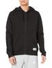 Adidas IKX00 Lounge French Terry Black Men's Full-Zip Hoodie, (IQ3422)