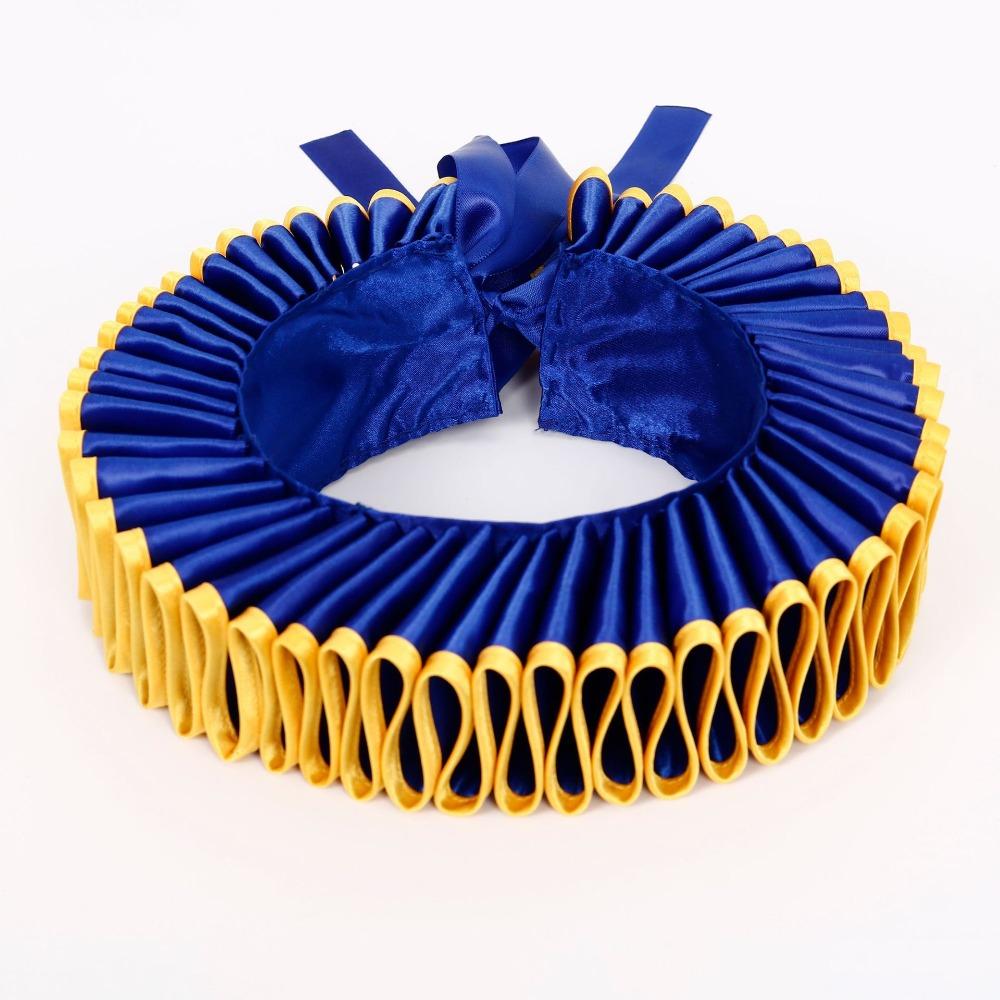 Винтажный Цирковой Клоун Воротник-жабо Викторианский Костюм Ренессанс Накладной Воротник Косплей