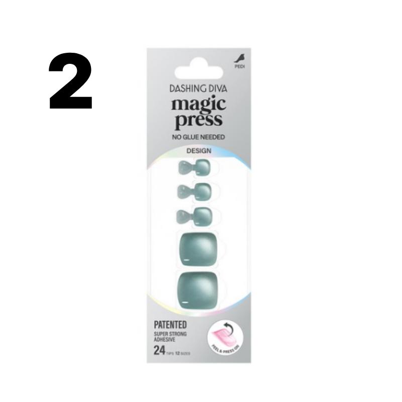 KOREA Magic Press Pedi Tip Set