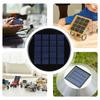 5/3/2/1pcs 1.1W 5V Portable Solar Panel Mini Round Solar Epoxy Cell Charger Battery DIY Solar Toy Charger Phone Power Bank