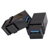 Вставки типа Keystone USB 3.0 для подключения оборудования с USB-портом, гнездовая вставка-переходник, защелкивающийся разъем, гнездо-адаптерный порт