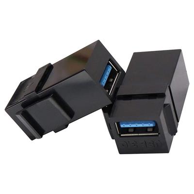 Вставки типа Keystone USB 3.0 для подключения оборудования с USB-портом, гнездовая вставка-переходник, защелкивающийся разъем, гнездо-адаптерный порт