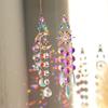 New Crystal Suncatcher Wind Chimes Handmade Colorful Hanging Ornament Crafts Gift Creative Crystal Pendant Home Garden