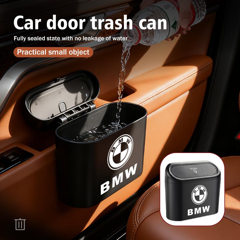 Car Door Side Trash Universal Garbage Dust Case Storage Box For BMW M Performance E36 E46 E60 E90 E91 E92 E93 F30 F20 PI1