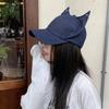 Sunscreen Cat Ears Baseball Cap Y2k Sun Hat Designer Women Peaked Cap  Female