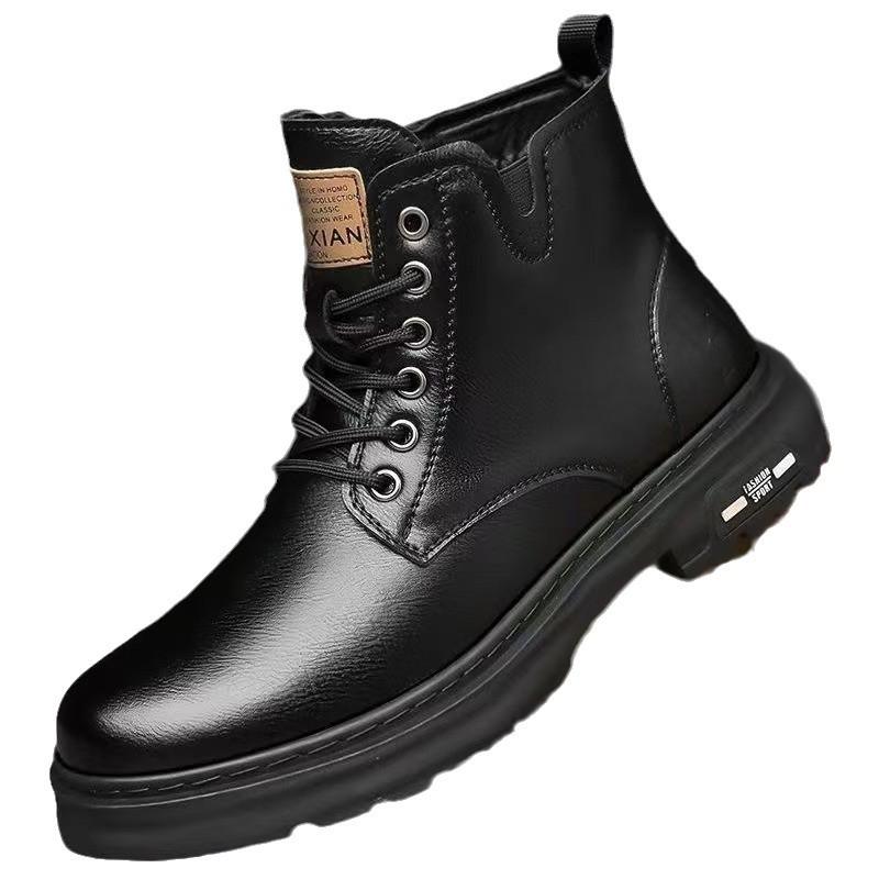 Martin boots men's autumn and winter 2024 new versatile retro British style men's casual overalls short boots