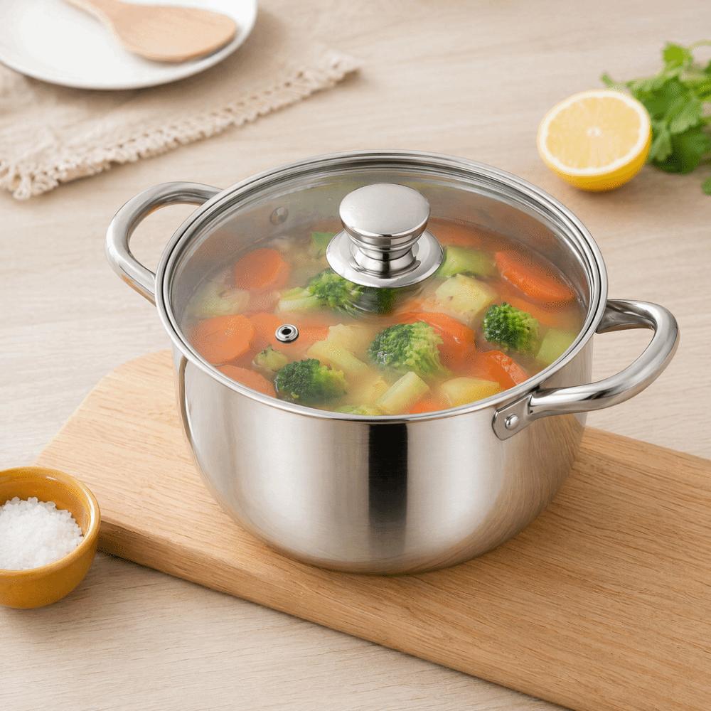 Multipurpose Stainless Steel Cookware Stainless Steel Induction Cooker Pot Cooking Tools