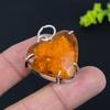 Подвеска из натурального балтийского янтаря ручной работы из стерлингового серебра 925 пробы 1,58 дюйма H1q97