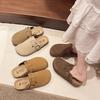 2025 Пробковые полуботинки Birkenstocks: Женские и мужские ретро слипоны с закрытым носком для повседневной носки на улице