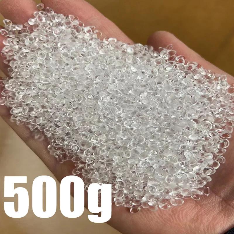 200/1000г ПЛАВ Пластик Белый/Прозрачный Термопластичный Размягчающийся Затвердевающий на холоде Жидкое Стекло Глина для DIY Кристальная Глина Полиморф