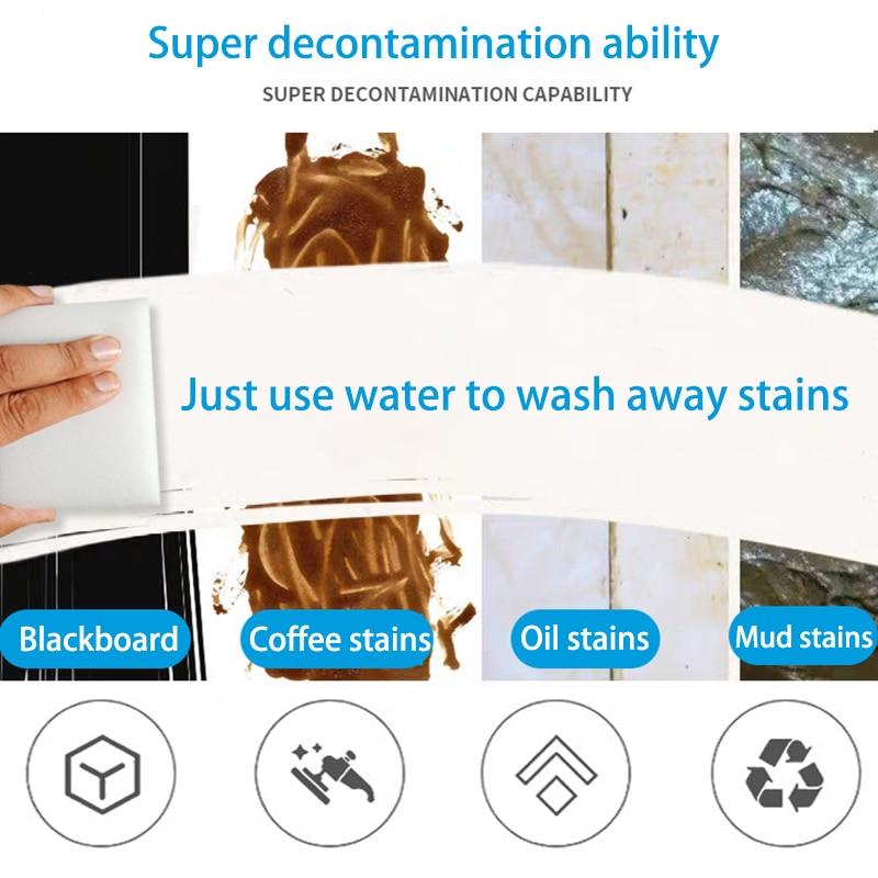 100x70x30mm Magic Sponge Eraser White Melamine Sponge Cleaning Sponge For Kitchen Office Bathroom Cleaner Cleaning Tools