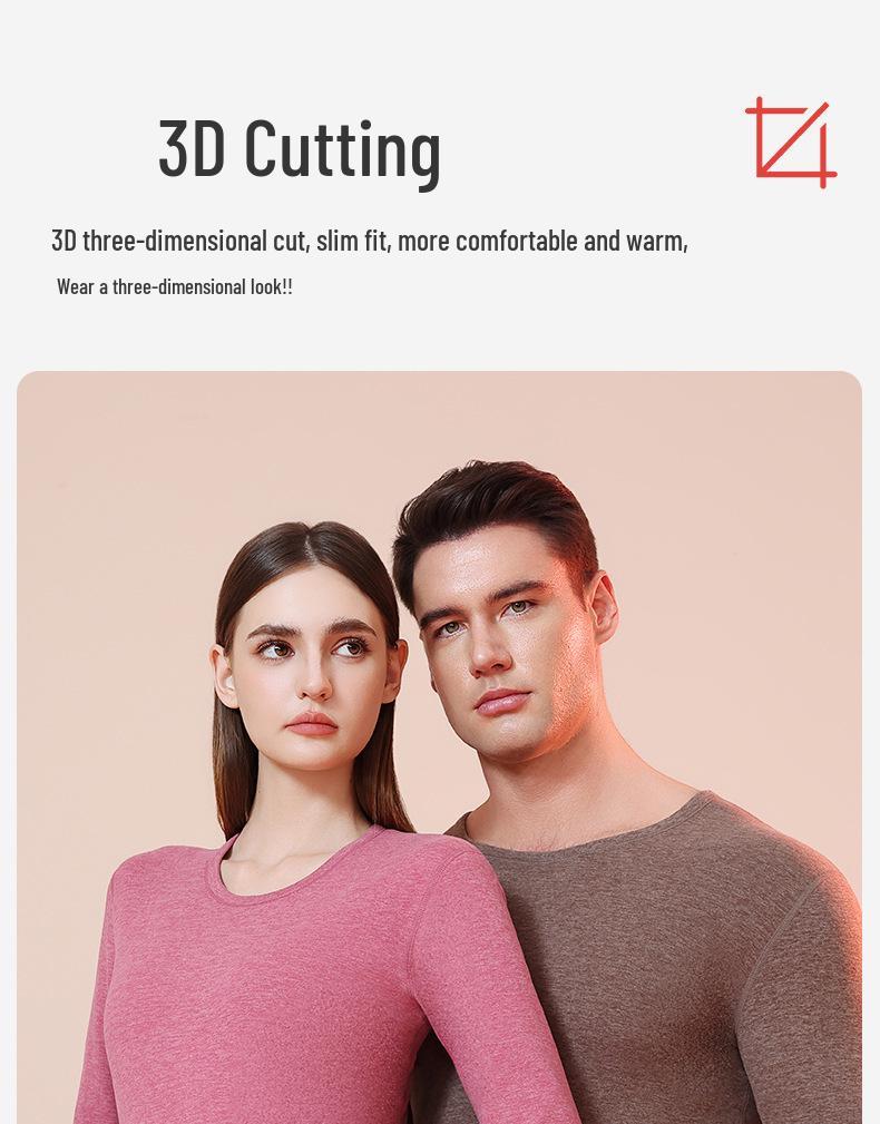 Мужской и женский ультратолстый базовый слой из мериносовой шерсти: Теплый, приятный к коже комплект с круглым вырезом для осени и зимы